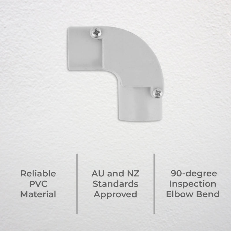 DETA 25mm 90° Degree Inspection Elbow Conduit