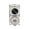 DETA 10A Industrial 3 Pin Flat Switched Outlet