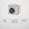 DETA IP66-Weatherproof 2 Pole 32A Isolator
