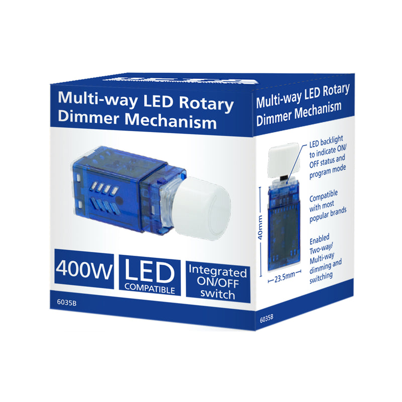 DETA 400W Universal Multi Way Dimmer Switch