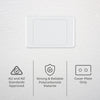 DETA Blank Wall Cover Plate Trade Pack - 10 Pack