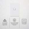 DETA X6 Matte White Single Vertical Switch