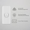 DETA X6 Single Gang Architrave Switch