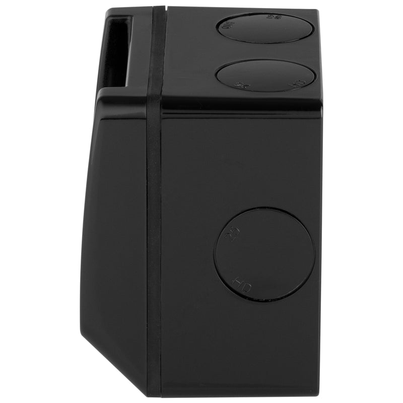 DETA 250V 20 Amp Black IP66 Weatherproof Outdoor Single Switch