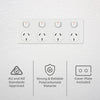 DETA White Four Outlet PowerPoint
