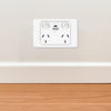DETA Double Pole Double PowerPoint  with USB A+C