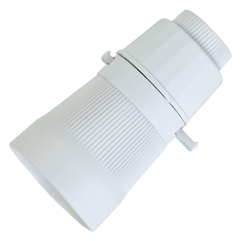 DETA White Push Bar Switch Lamp Holder