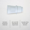 DETA White Push Bar Switch Lamp Holder