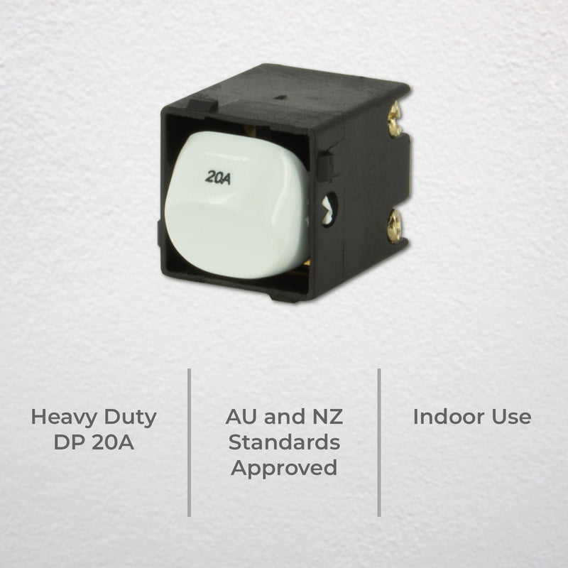 DETA 20A Double Pole Switch Mechanism