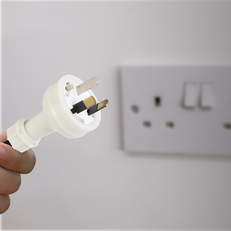 DETA 10A White Plug Top