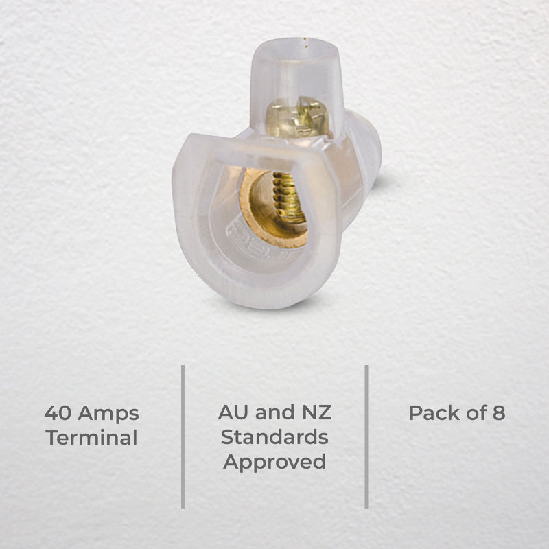DETA 40 Amp Screw Connector - 8 Pack