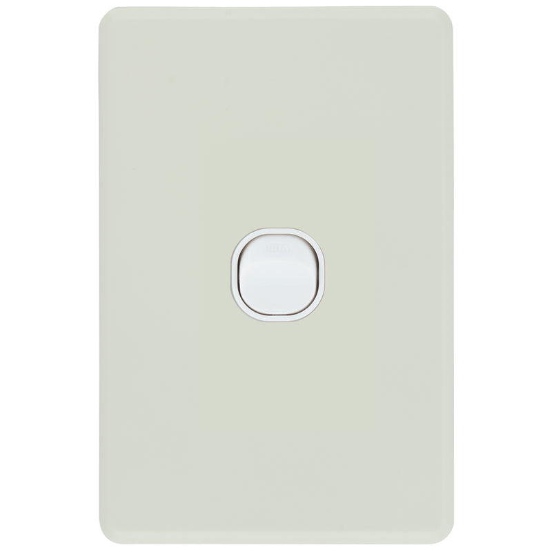DETA Antique White S-Line 1 Gang Switch Cover Plate