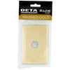 DETA Brushed Gold Finish S-Line 1 Gang Switch Cover Plate