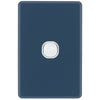 DETA Midnight Navy S-Line 1 Gang Switch Cover Plate