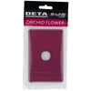 DETA Orchid Flower S-Line 1 Gang Switch Cover Plate