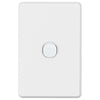 DETA White S-Line Series 1 Aperture Wall Plate