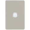 DETA Stone Taupe S-Line 1 Gang Switch Cover Plate