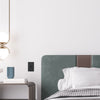 DETA Matte Black S-Line Single Vertical Wall Switch