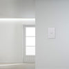 DETA Matte White S-Line Single Vertical Wall Switch