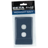 DETA Midnight Navy S-Line 2 Gang Switch Cover Plate