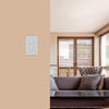 DETA Gloss White S-Line Double Vertical Wall Switch