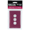 DETA Orchid Flower S-Line 3 Gang Switch Cover Plate