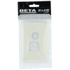 DETA S-Line Single Antique White PowerPoint Cover Plate