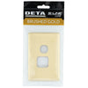 DETA S-Line Single Brushed Gold Finish PowerPoint Cover Plate