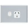 DETA S-Line Single Polished Chrome PowerPoint Cover Plate