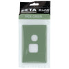 DETA S-Line Single Jade Green PowerPoint Cover Plate