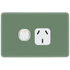 DETA S-Line Single Jade Green PowerPoint Cover Plate