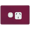 DETA S-Line Single Orchid Flower PowerPoint Cover Plate