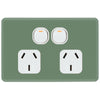 DETA S-Line Double Jade Green PowerPoint Cover Plate