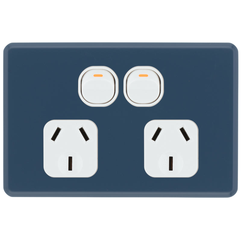 DETA S-Line Double Midnight Navy PowerPoint Cover Plate