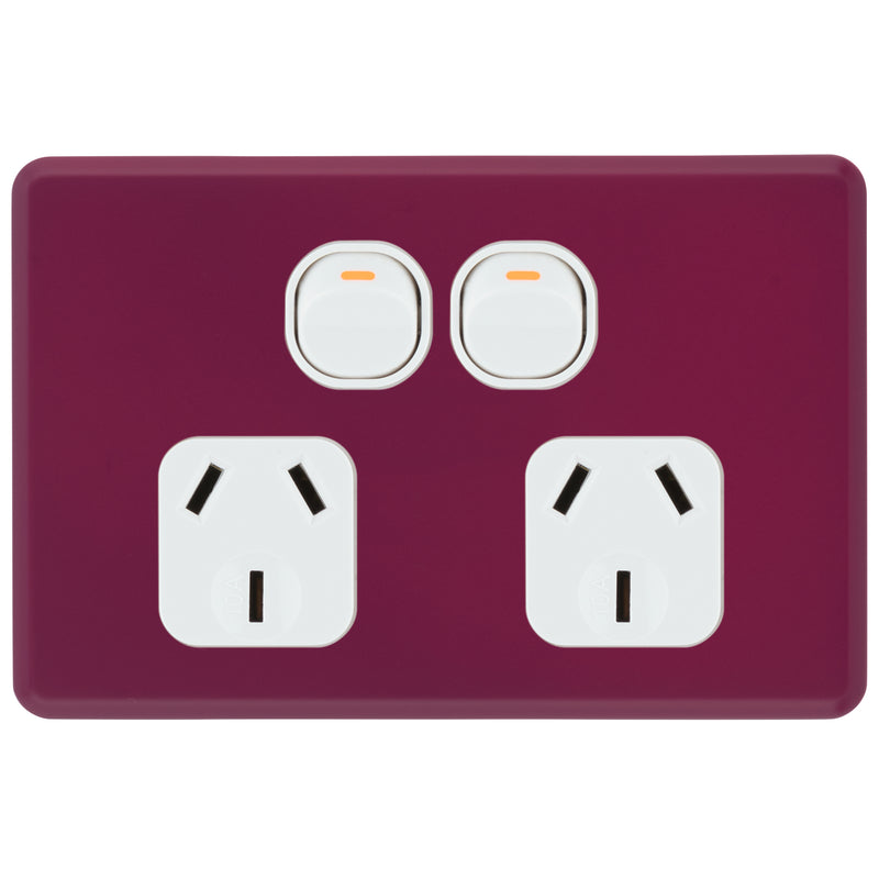 DETA S-Line Double Orchid Flower PowerPoint Cover Plate