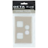 DETA S-Line Double Stone Taupe PowerPoint Cover Plate