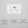 DETA S-line Double PowerPoint  with USB A+C PD 20W Fast Charging