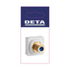 DETA Antenna F-Connector Wall Plate