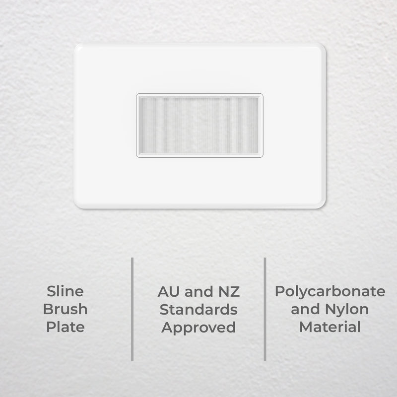 DETA S-Line Brush Plate White
