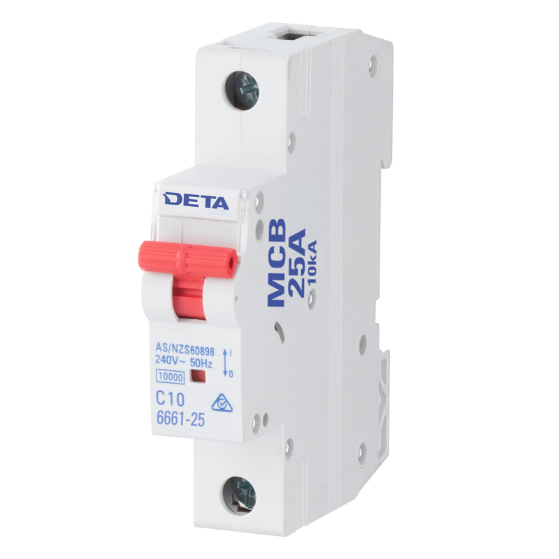 DETA 25A Miniature Circuit Breaker
