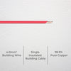DETA Red 5m 4mm² Single Insulated Building Cable