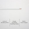 DETA White 5m 4mm² Single Insulated Building Cable