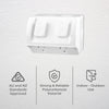 DETA Rhodium Double Outdoor Plated PowerPoint  Outlet