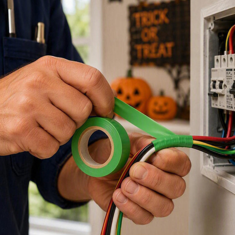 Arlec Halloween 20m 18mm Assorted Insulation PVC Tape - 5 Pack