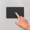 DETA Matte Black Grid Connect Smart Single Gang Touch Light Switch