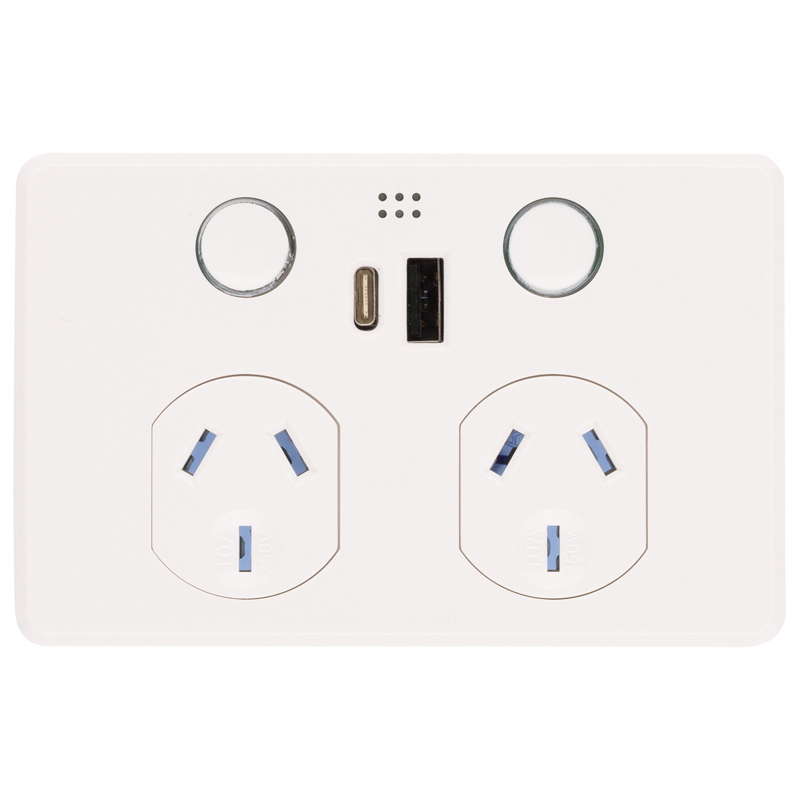 DETA GRID Smart Double PowerPoint  with USB A+C PD 20W Fast Charging