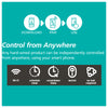 DETA Grid Connect Smart Double Gang 2 Way Touch Light Switch