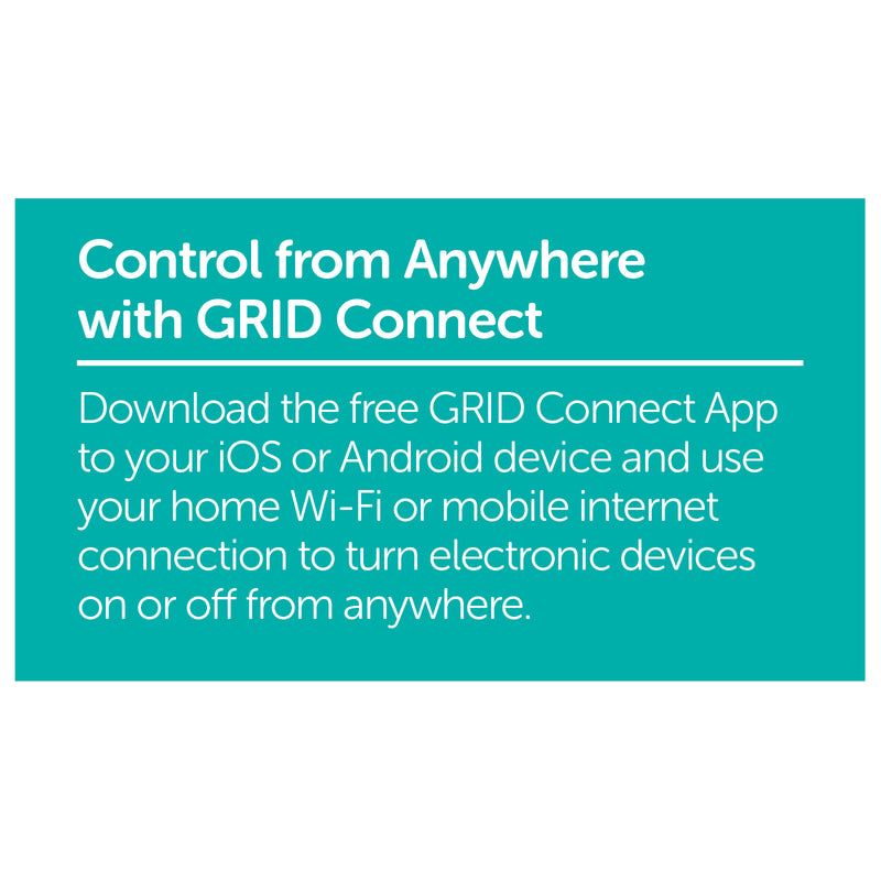 DETA Grid Connect Smart Double Gang 2 Way Touch Light Switch