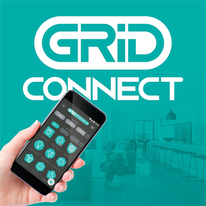 DETA Grid Connect Smart Double Gang 2 Way Touch Light Switch