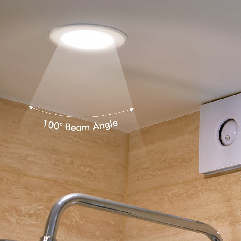 DETA 9W Tri-Colour Dimmable LED Downlight - Single Pack